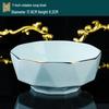 Nordic Gold Rim Diamond Tableware Soup Bowl