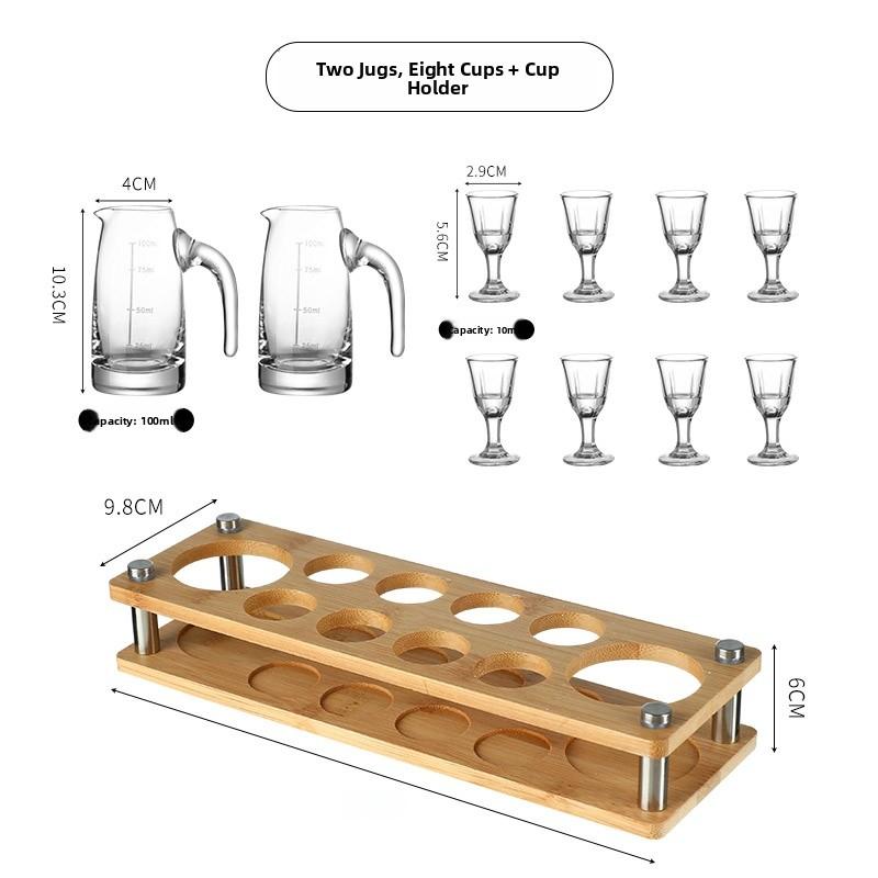 Luxury Small Whiskey Glasses Set Home Use Bullet Cup Pouring Vessel Premium Quality Glassware for Fine Wine And Spirit Tasting