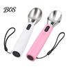 Yogurt Scooper Rechargeable Heated Ice Cream Scoop, Electric with 3-Level Heat, Party Dessert Serving Tool LED Display, 2000mAh Battery for