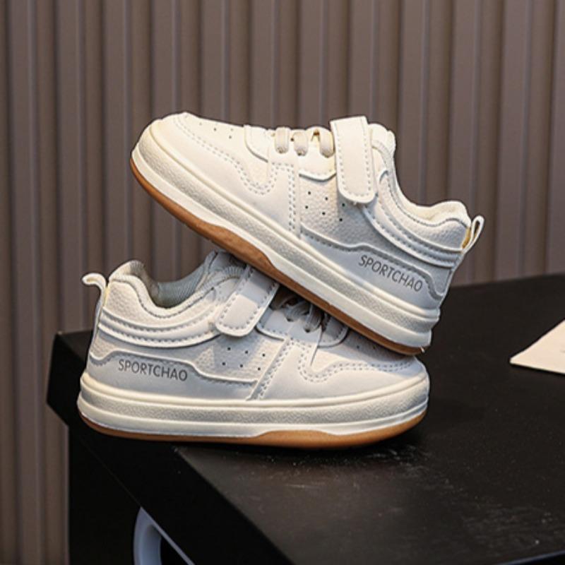 1-3 Years Old Soft Sole Toddler Shoes 4-8 Years Old Children's Fashionable Soft Sole White Shoes Non-slip Breathable Sneakers