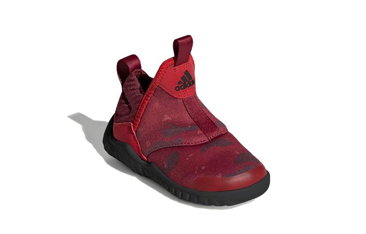 adidas Rapidazen I Low Top Toddler Shoes Red Black Infant And Toddler EE9330