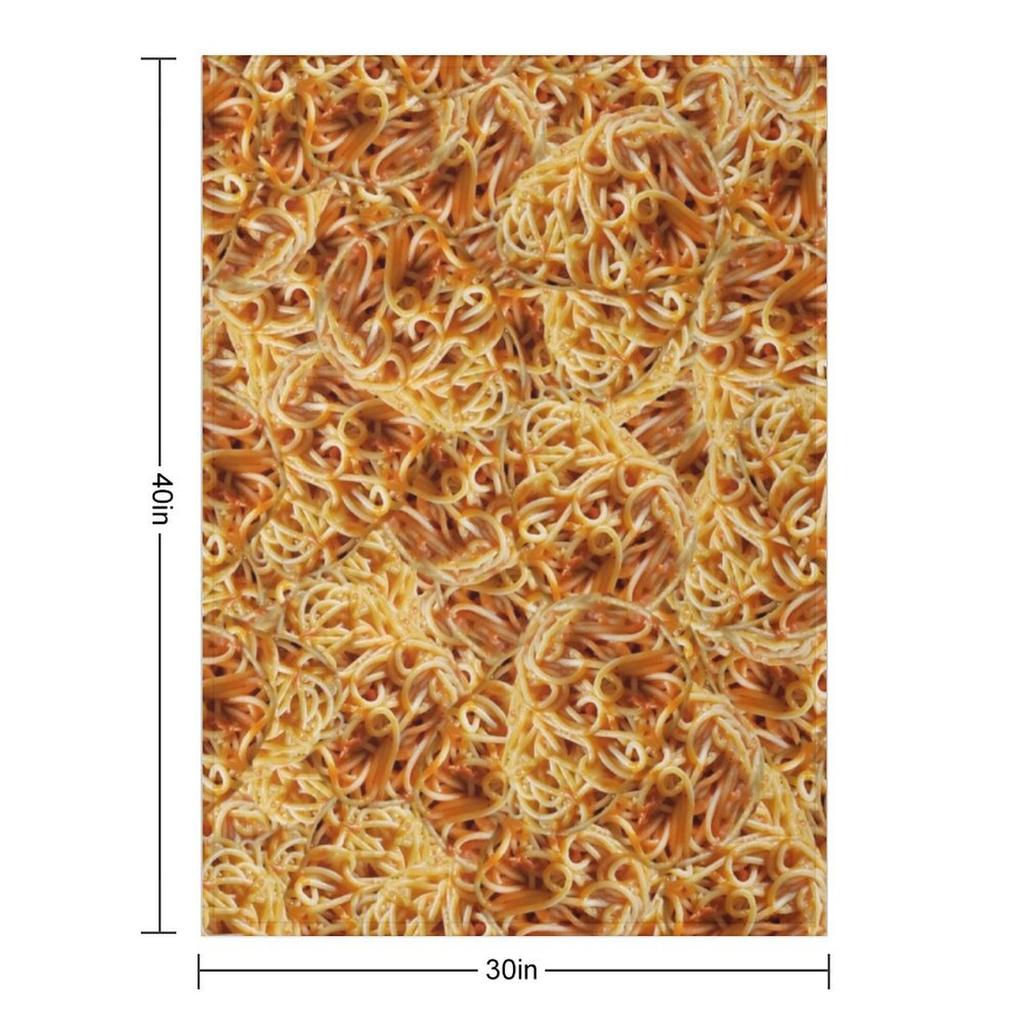 Spaghetti Spaghet Pasta Red Sauce Gravy Italian Italia Nona Throw Blanket Sofa wednesday Sofas christmas gifts Blankets