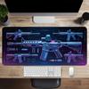 Gun Mouse Pad Custom Black E-sports Game Integrated Ip Computer Large Non-slip Office Desk Mat