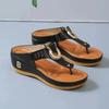 Summer Sandals Women Platform Wedges Slippers Non Slip Open Toe Flip Flops Ladies Comfortable Beach Shoes