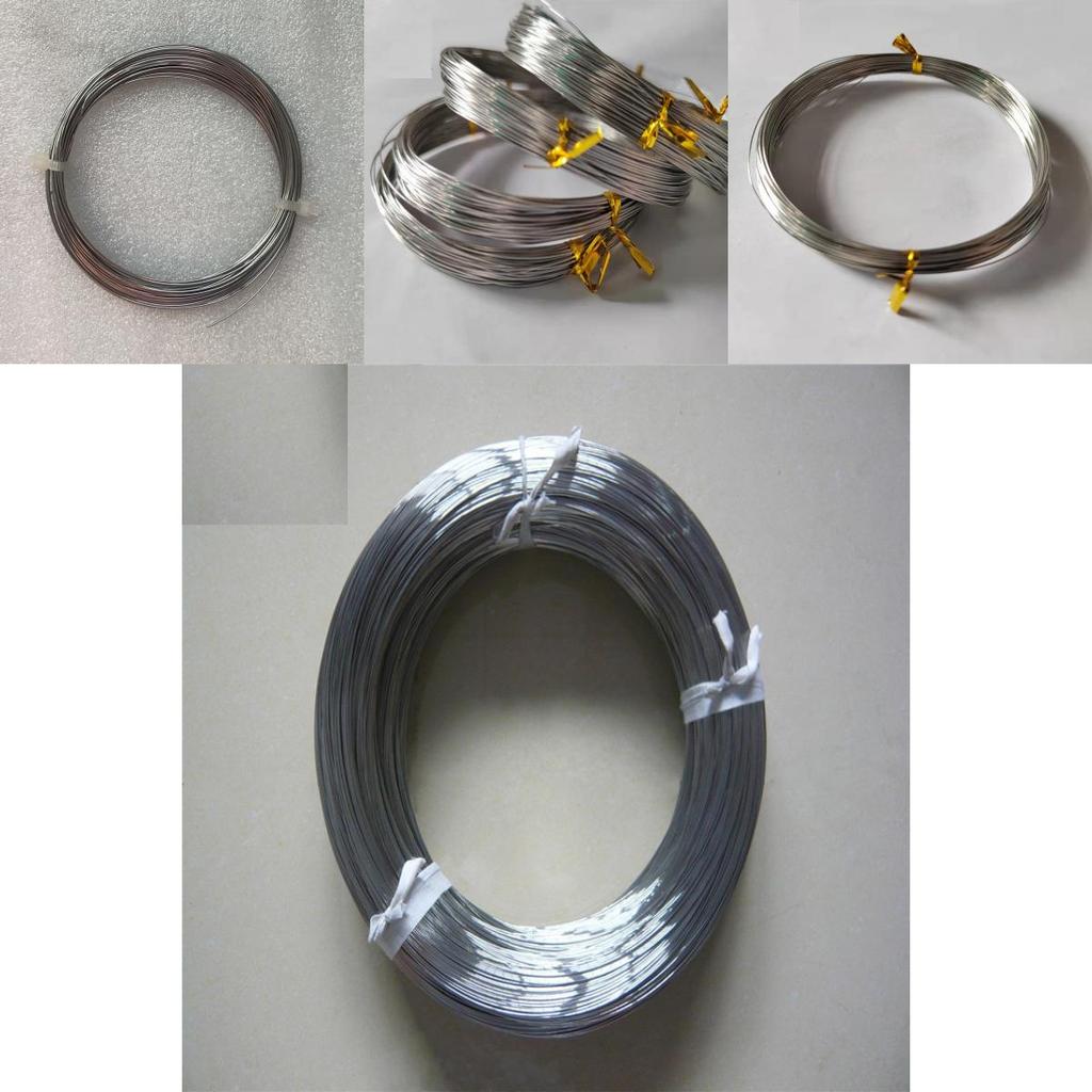 10 metrów drutu ze stali nierdzewnej 0,3 do 0,5 mm do obróbki metali i projektów elektrycznych