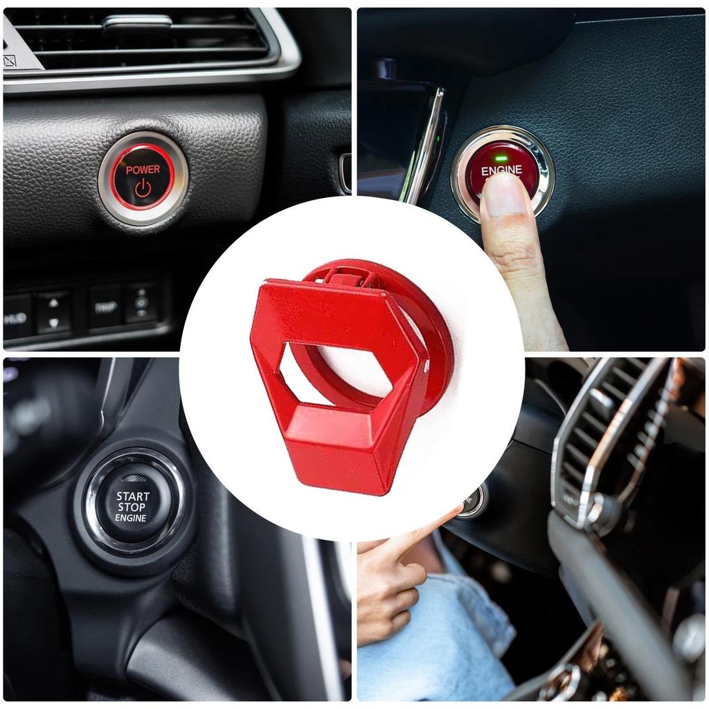 Car Engine Start Button Cover, Push Start Button Cover | Interior Engine Ignition Protection