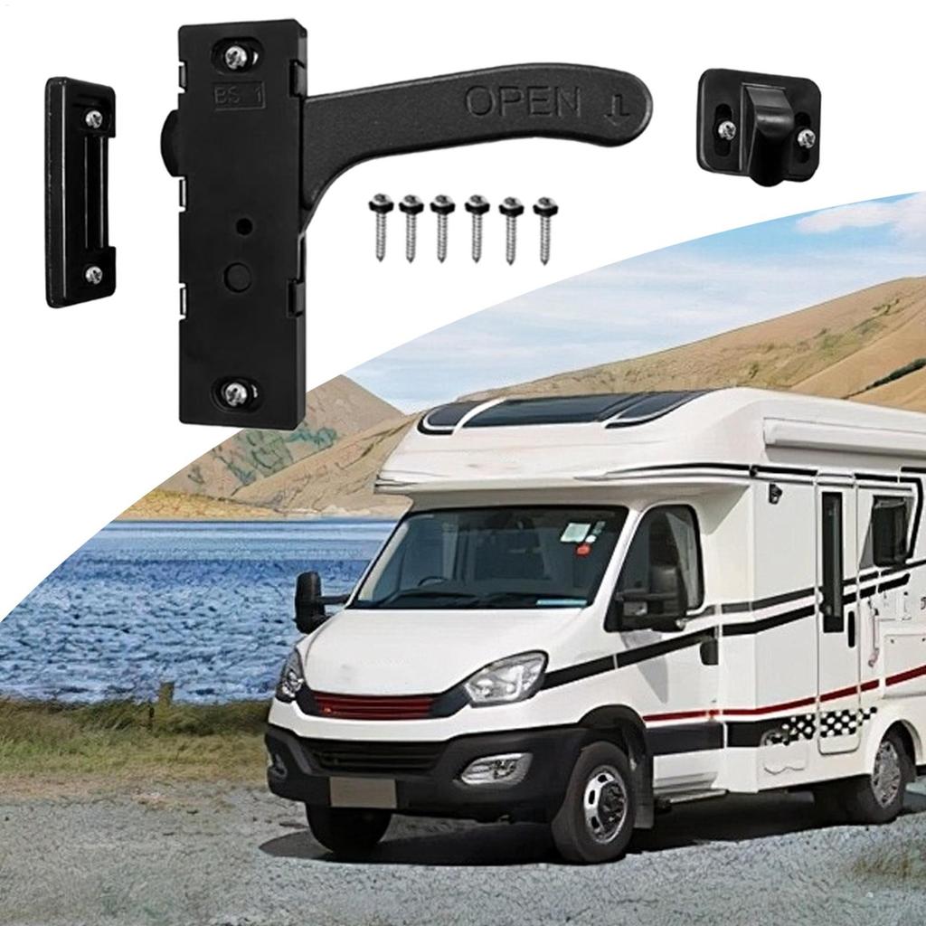 Wohnmobil Fliegengittertür Riegel Van Wohnmobil Eingangsteile Diebstahlschutz Wetterfest Wohnmobil Fliegengitter Riegel für Scheune Außen Frachtwagen Anhänger Terrasse