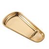 Metal Serving Spoon Rest Stainless Steel Buffet Tray, Holder with Food Tongs Cooking Accessory Rack, Plate for Bread Cake, Kitchen Counter Organizer