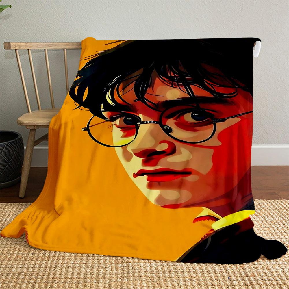 1pc Harry Potter glasses magic Outdoor Flannel Throw Blanket All Season Soft Warmth,Home Decor 1031118