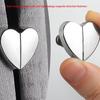 10Pcs Alloy Heart Curtain Clip Magnetic Closures Systems Eliminate Light Leaks Maintain Privacy Home Decoration