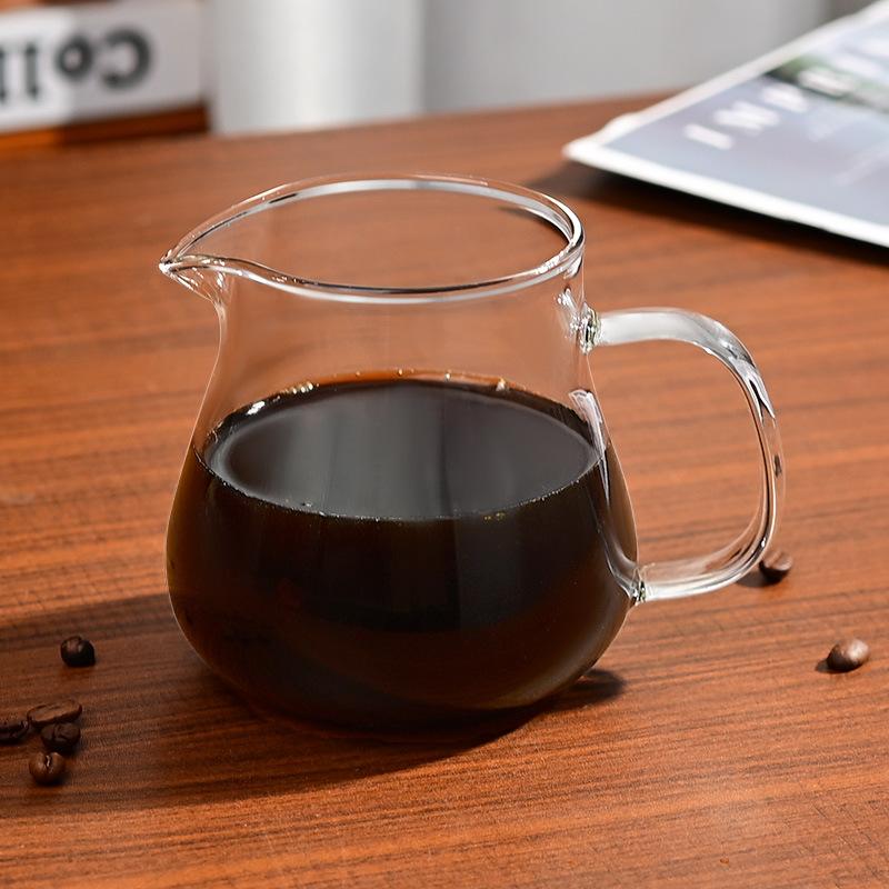 

Glass coffee pot Large capacity high borosilicate heat-resistant cold-resistant glass pot Heating household cold brewing pot Hand brewing pot