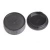 1Pair Camera Body Cap + Rear Lens Cap for Minolta MD Leica for Pentax Olympus Micro M4/3 Fuji C-Y M39 Camera Mount