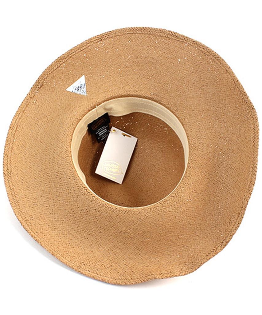 Summer Brown Round Panama Hat