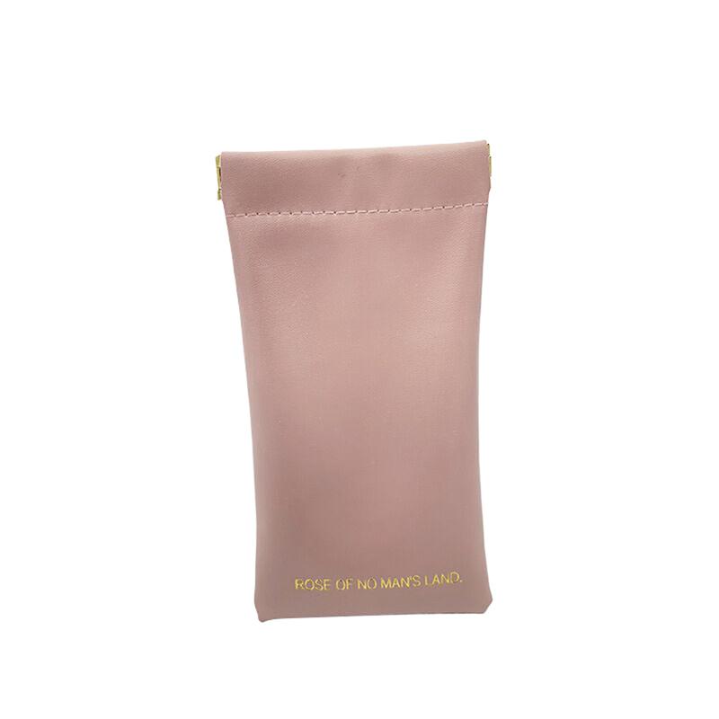 

Мягкая сумка для хранения очков из искусственной кожи, чехол для солнцезащитных очков, портативный водонепроницаемый защитный чехол, кошелек для монет, сумка для хранения очков розовый