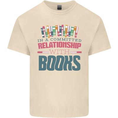 Grappig Boek Relatie Boekenwurm Lezer Heren Licht Katoenen T-shirt