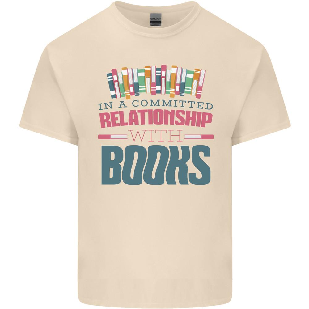 Funny Book Relationship Bookworm Reader Mens Light Cotton T-Shirt