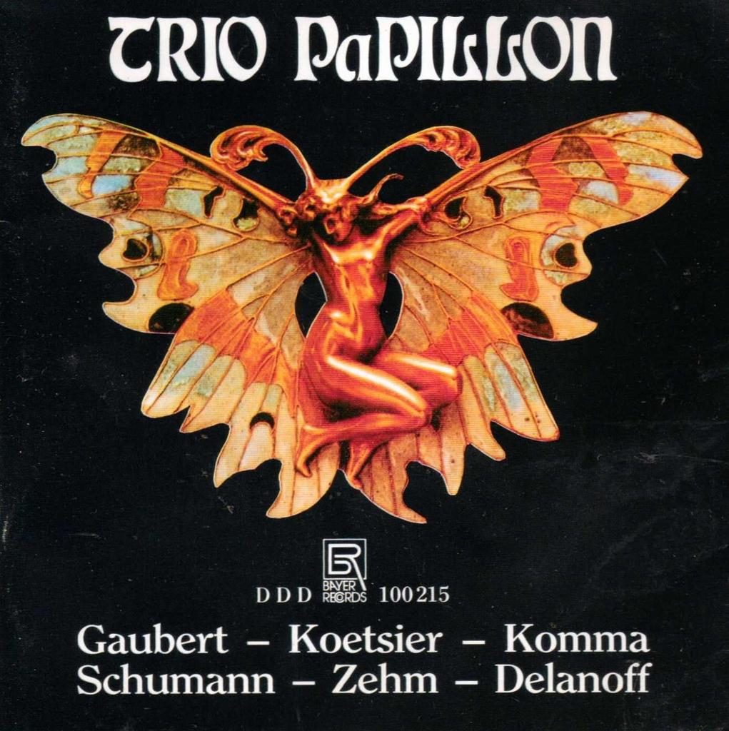 CD TRIO PAPILLON - Gaubert/Komma/Koetsier/Zehm  BR190215CD Non Japan Classical Used