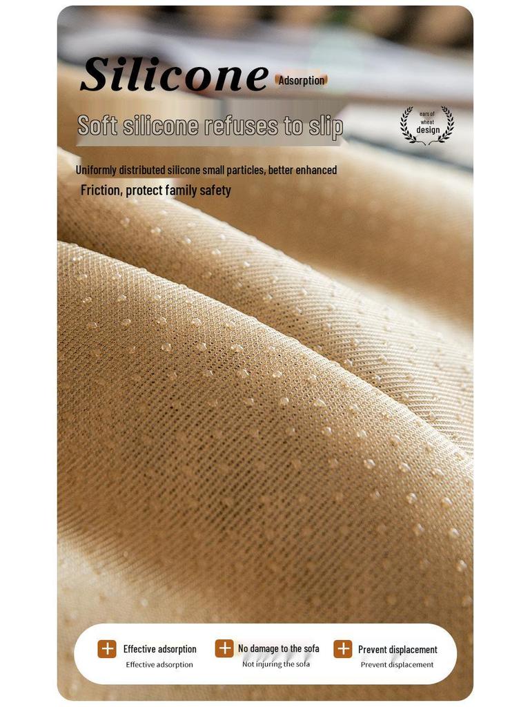 2025 Winter Plüsch Shu Baumwolle Samt Rutschfestes Sofakissen Set