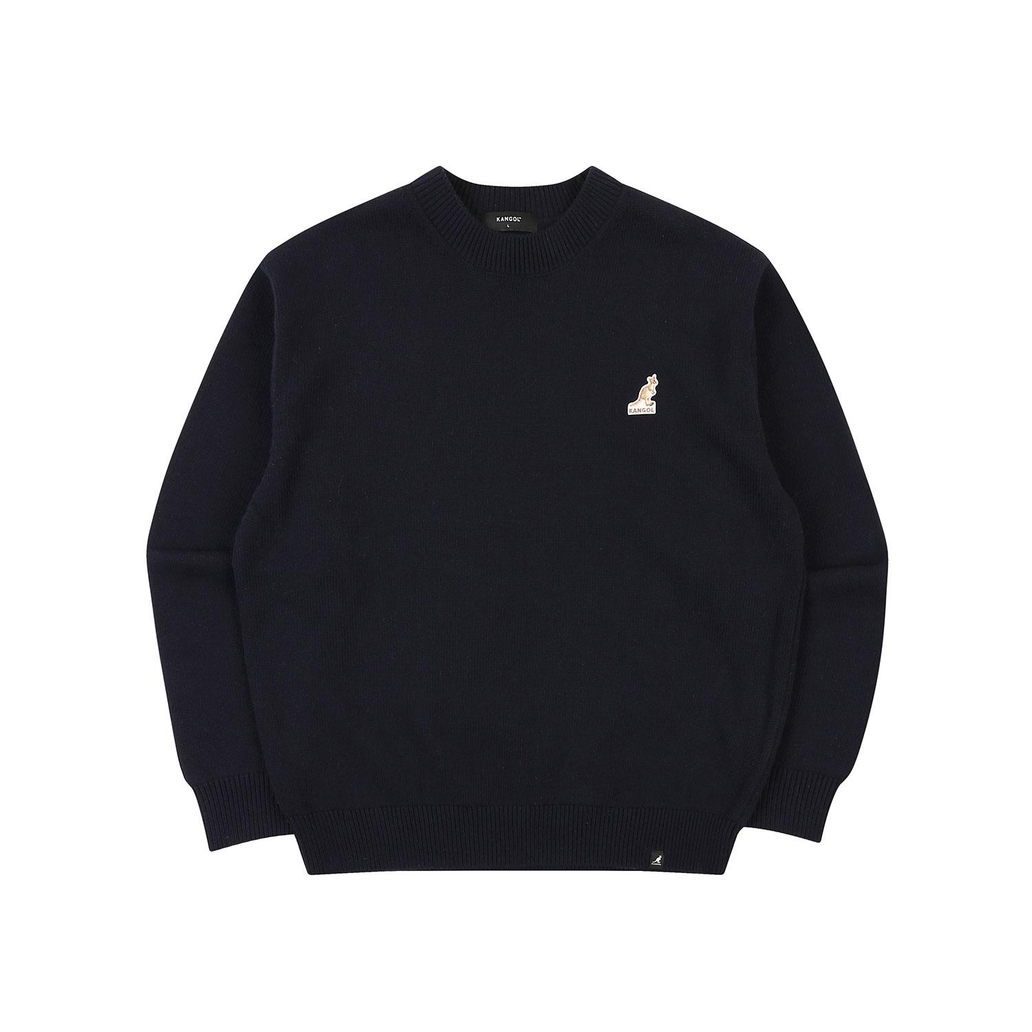 Kangol Logo Patch Sweater 1878 Navy Navy/L