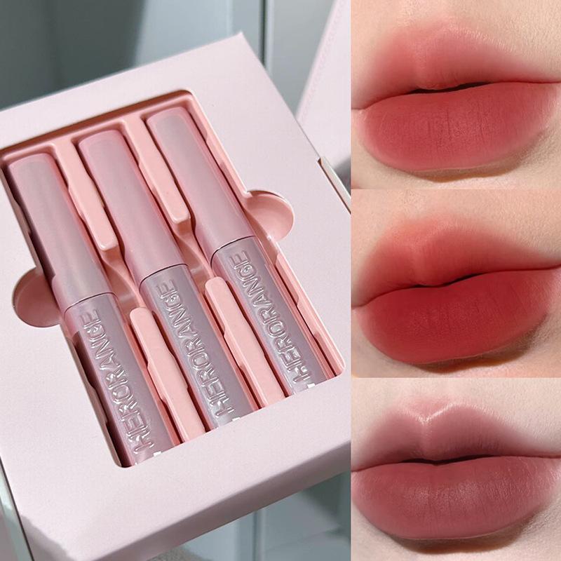 

Губная помада Romantic Ballet Velvet Milk Mist Matte Lip Mud для отбеливания и трудно испачканного персикового блеска для губ