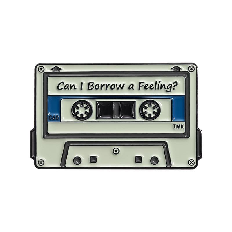 Music Cartoon Artistic Cassette Brooch Colorful Alloy Pin Unique Decoration Everyone For