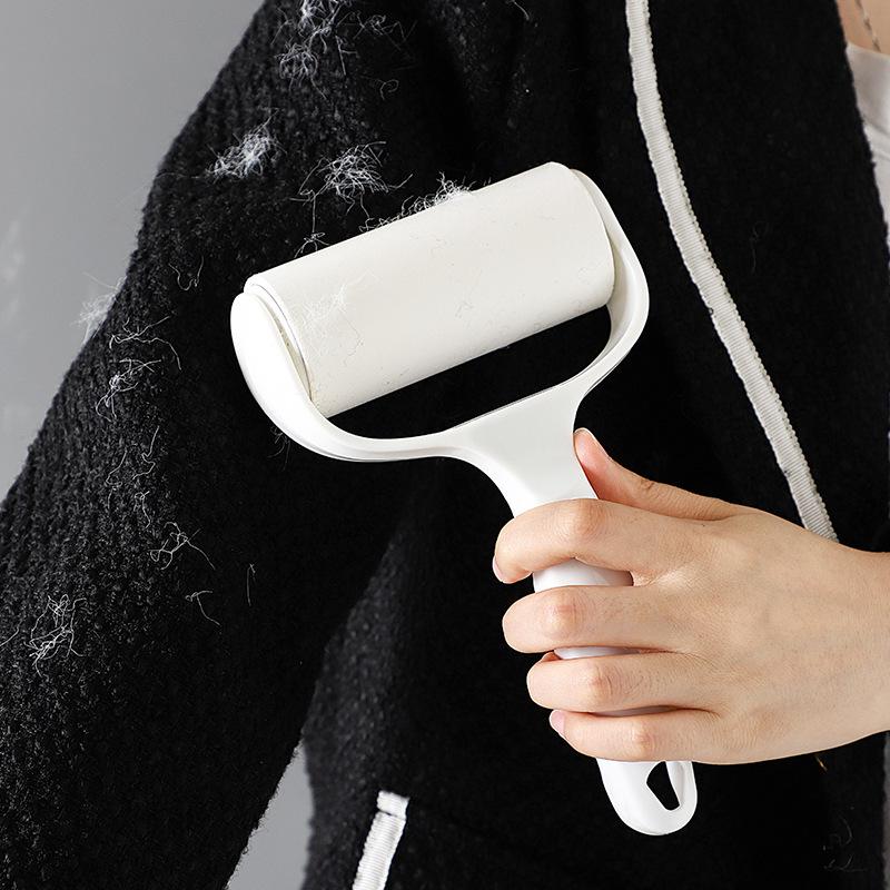 Hair & Dust Removal Roller with Tearable, Replaceable Sheets