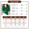 Strickjacke Simple Plain Knit Tops Langarm Riders MA1 Grau L [Precoco] V-Ausschnitt Herbst/Winter T-Shirt T-Shirt Damen