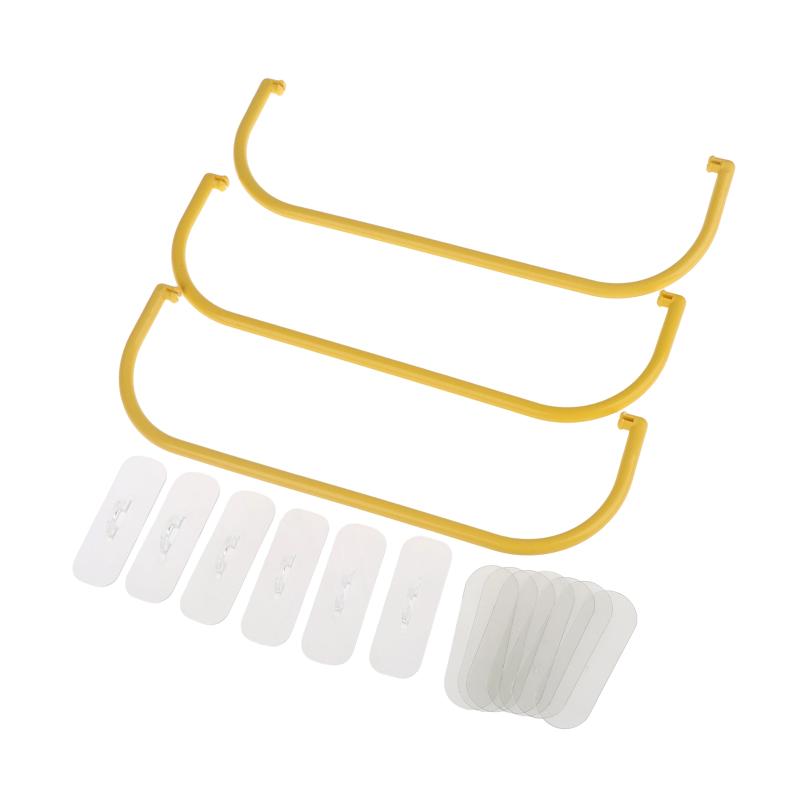 RV Refrigerator Stabilizing Rods 3Pcs Heavy Duty Anti-Tip Door Support Adhesive for Camper Van Motorhome Living