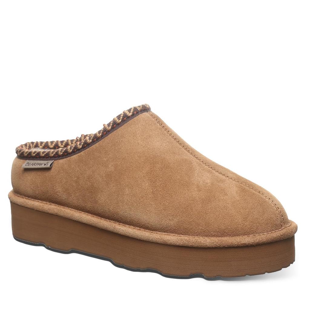 BEARPAW Martis Slippers Slippers Shoes Comfortable and Lightweight Multiple Colors and Size 6 Women's Women's Women's Sizes, Hickory,