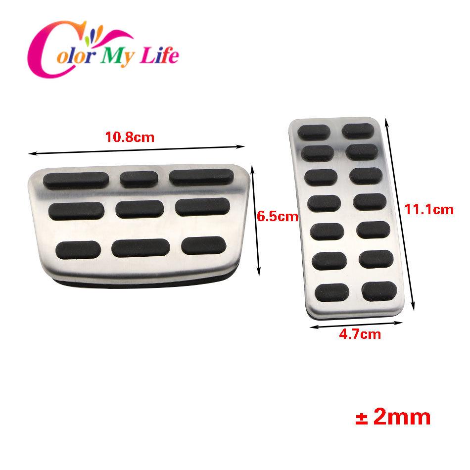 Edelstahl Auto Pedal Abdeckung Pad für Hyundai Accent Solaris I20 2011-2016 Creta Ix25 für Kia K2 Rio Soul MT AT Auto