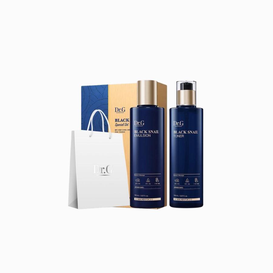 

Dr.G Тонер с черной улиткой 150 мл + Эмульсия 150 мл Специальный подарочный набор 1 piece, 400ml