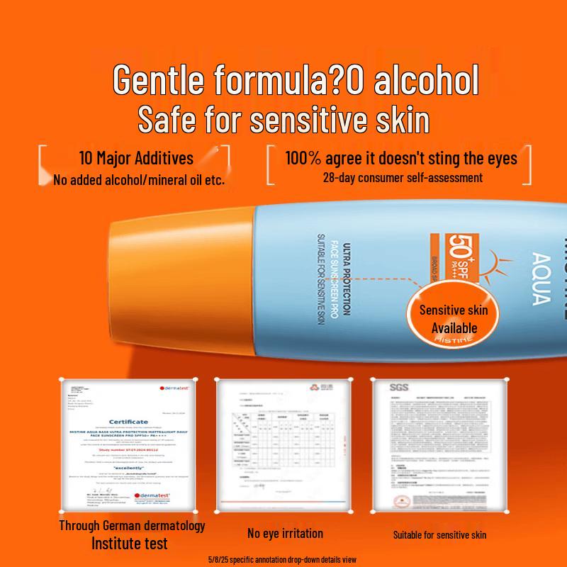 Mistine Hydrating Matte Facial Sunscreen SPF50+ PA++++