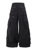 Y2K Punk Weitbeinige Mehrfach-Taschen Cargohose – Unisex Retro High Street Style
