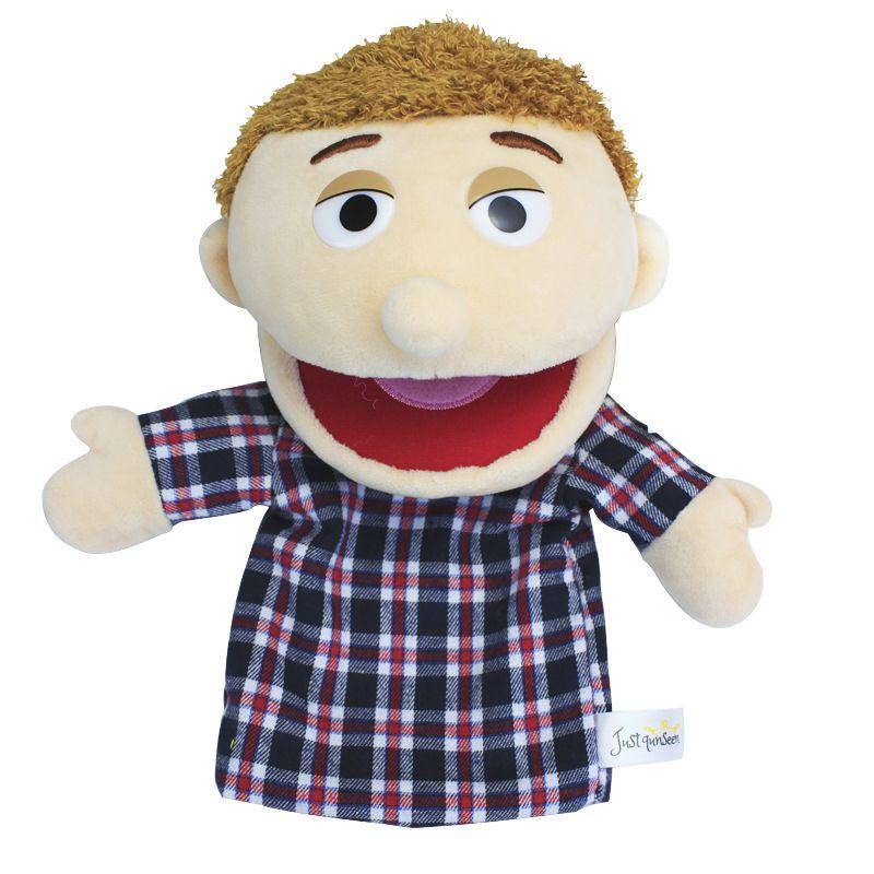 Creative Open Mouth Full Family Hand Puppet Plush Doll Toy For Roleplaying And Storytelling