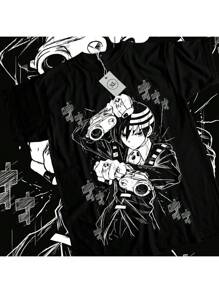 Unisex T-shirt Death The Kid Soul Eater T-Shirt Anime Shinigami Shirt All Size