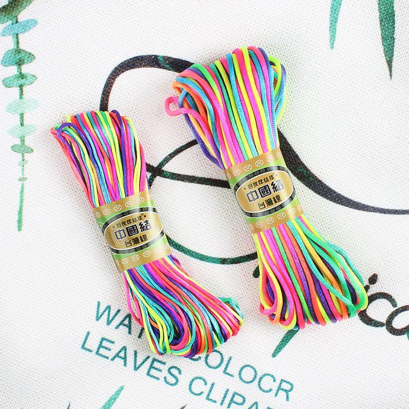 

No. 5 Children s Dirty Braid Hair Dragon Boat Festival Colorful Rope Colorful Rope [Line 5] 2 Tie