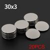 30x3mm Powerful Neodymium Magnet N35 NdfeB Permanent Magnetic imanes Round Super Strong Fridge Magnets DIY
