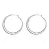 111 Silver Needle Cold Wind Ring Earrings Women, Light Luxury Niche High Sense Exaggerated Large Circle Earrings Earrings Earrings