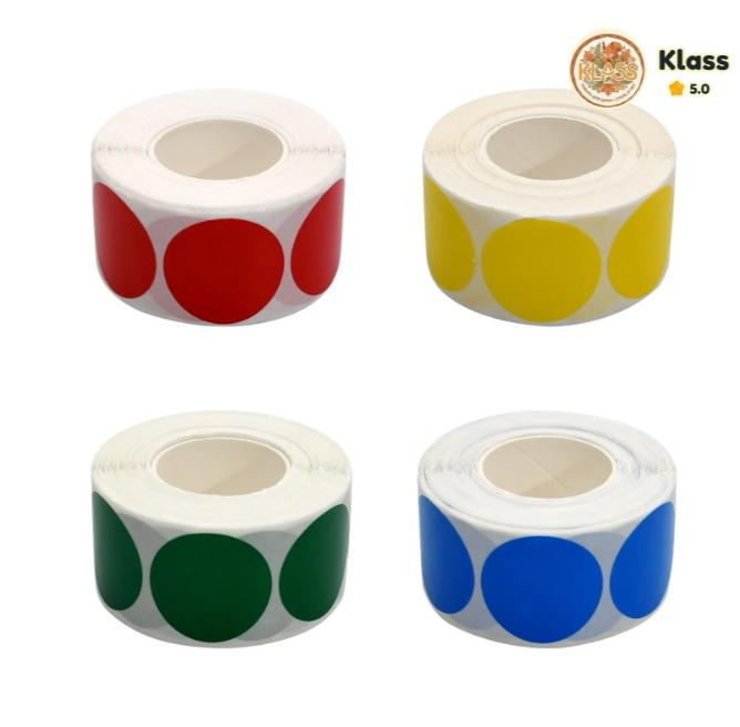 Colored Dot Labels Roll for Round Sealing and Recording