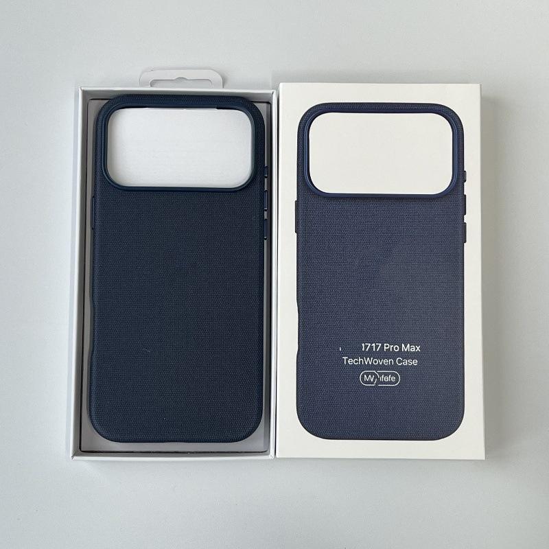 Dla Magsafe Etui TechWoven z Animacją dla IPhone 17 Pro Max 17 Pro dla Macsafe Magnetyczne Bezprzewodowe Ładowanie Bez Przycisku Kontroli Aparatu