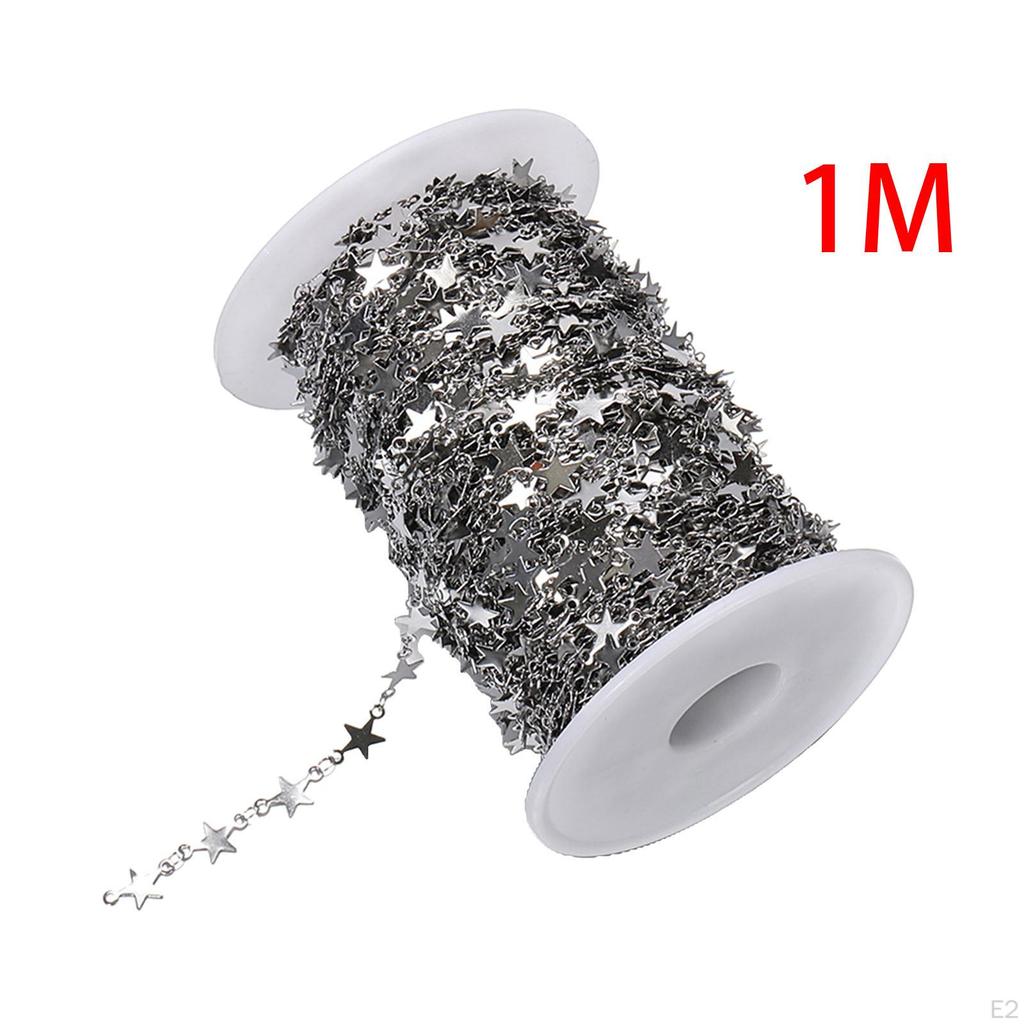 Chain, Hand Wrapped Chain Bulk Cable Chains for DIY, Earrings, Keychains, Bracelets,