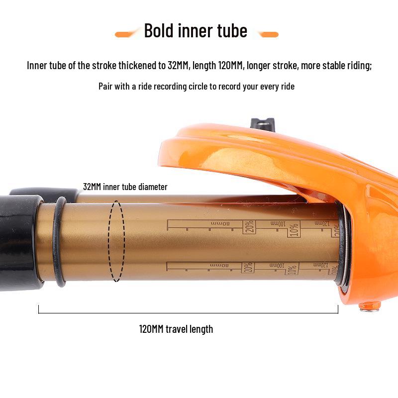 Furcă cu suspensie pe aer pentru bicicletă montană HASSNS cu reglaj de amortizare pentru roți de 26/27.5/29 inch