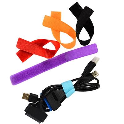 20pcs Reusable Cord Winder Band Nylon Cable Ties Strap Wire Fastener Organiser