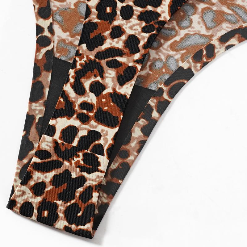 CINOON Women’s Sexy Seamless Thong One Piece Ice Silk Low Rise T‑Back  Pure Desire Printed Sporty G‑String
