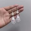 Original Halloween Skull Hand Party Earrings