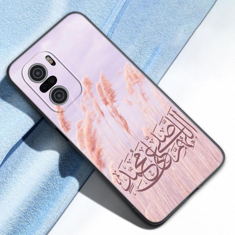 Islamischer Muslim Bismillah Telefonkasten für Xiaomi Mi Redmi POCO X3 NFC GT F3 M3 10T 11T 7 7A K20 K40 Pro 11i A2 11 Lite CiVi Abdeckung