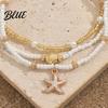 Tropical Vacation Anklets Bohemian Seashell Starfish Anklet Beach Foot Jewelry