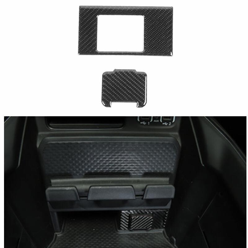 Car Center Console Inverter Power Socket Panel Cover Sticker for Ram 1500 2018+