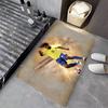 R-Ronaldinho Sport Football Star Door Mat Kids Room Bedroom Decoration Balcony Anti-Slip Doormat Living Room Doormat Area Rug