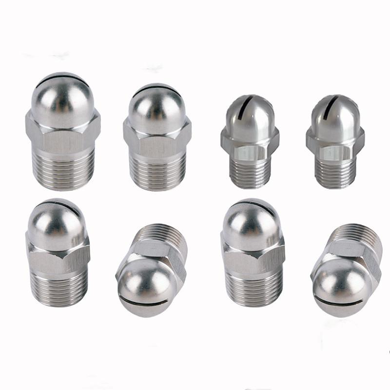 Hot Flat Fan Spray Nozzle BHC Air Knife Blowing Wind Nozzle 1/8'' 1/2'' Slot Cleaning High Pressure For Industrial Dust Removal